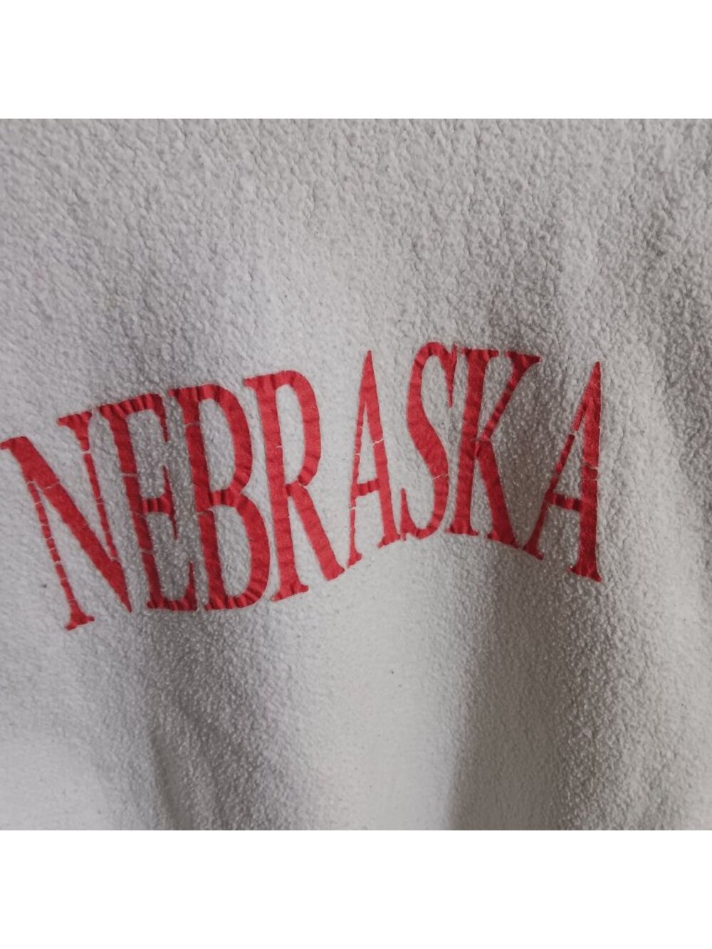 Nebraska Huskers Big Red Crewneck Sweatshirt 90's Reverse Weave Medium Champion